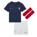 Frankrike Benjamin Pavard #2 Hemmaställ Barn VM 2022 Korta ärmar (+ Korta byxor)